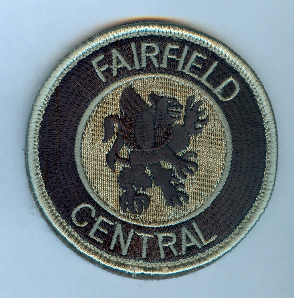 ARMY JROTC SSI - FAIRFIELD CENTRAL HS .... ACU SUBDUED VARIATION ... NICE ... X