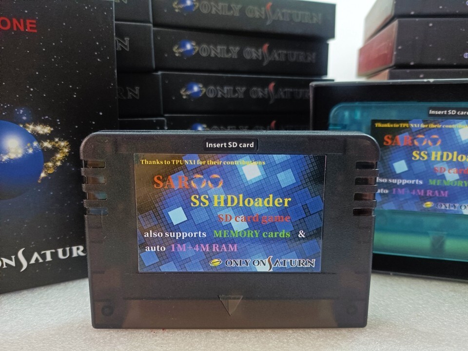 SEGA Saturn SAROO cartridge flash HD loader SD Card Optical loader Elite version
