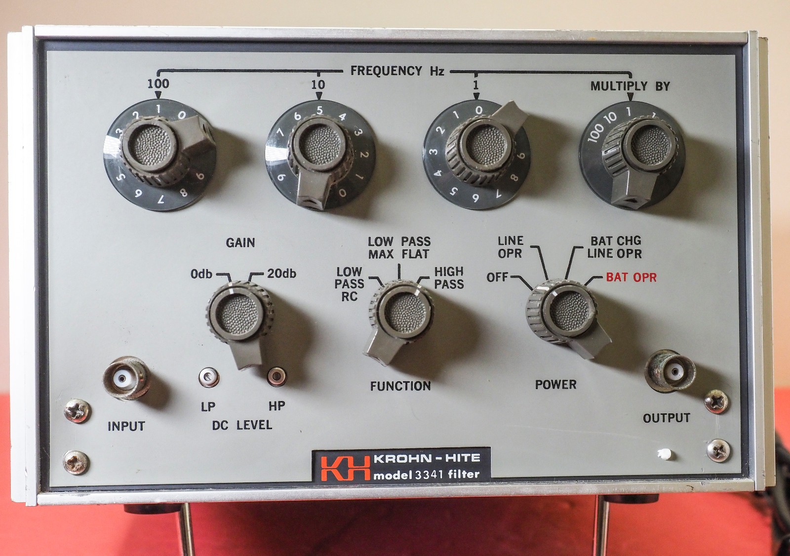 Krohn-Hite 3341 Low-Pass/High-Pass Active Filter, Tested & Working