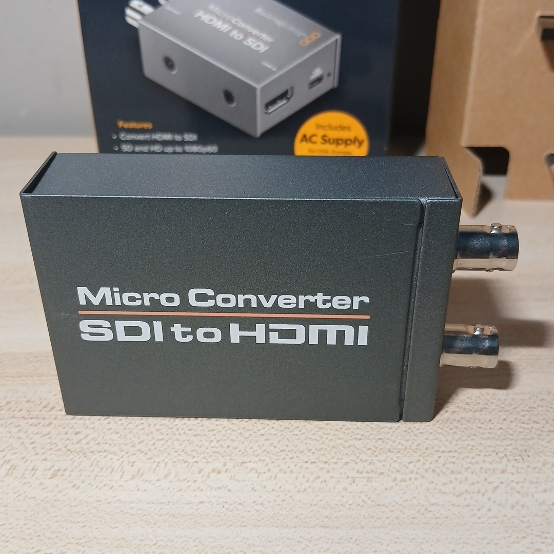 Blackmagic Design Converter Micro Converter SDI to HDMI Missing USA Plug