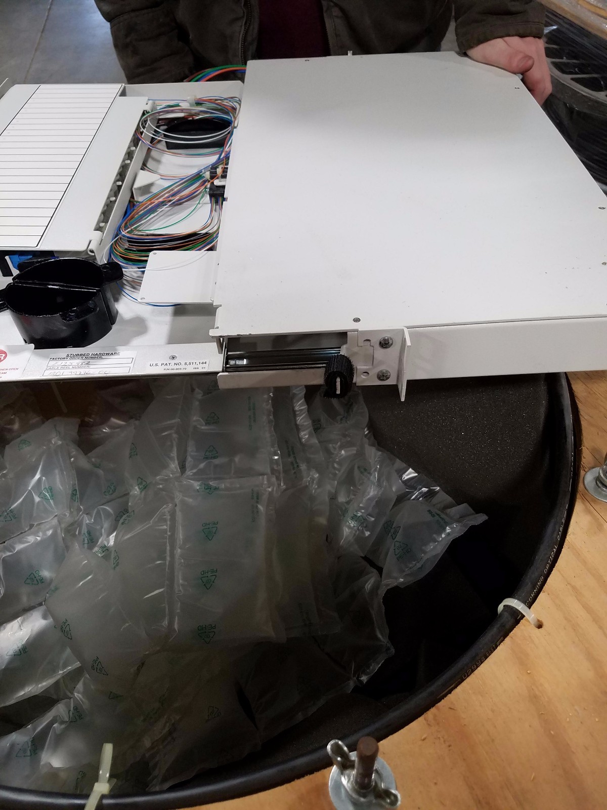 Siecor Fiber Optic Preterm shelf 24F-SC/UPC-30M
