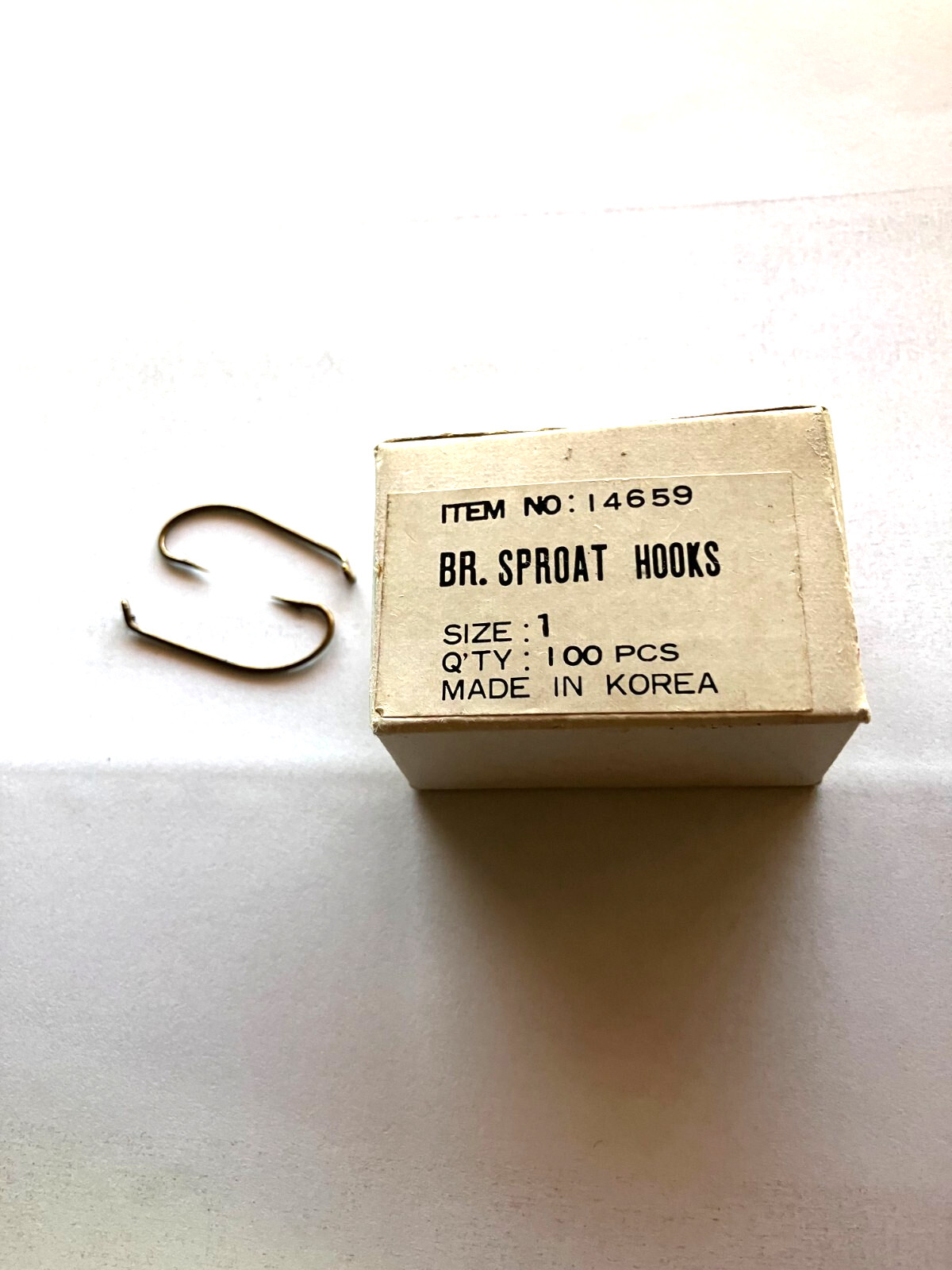 200 super strong  strength Nickel  Fish Hooks size 1/0 2-BOXES FREE SHIPPING