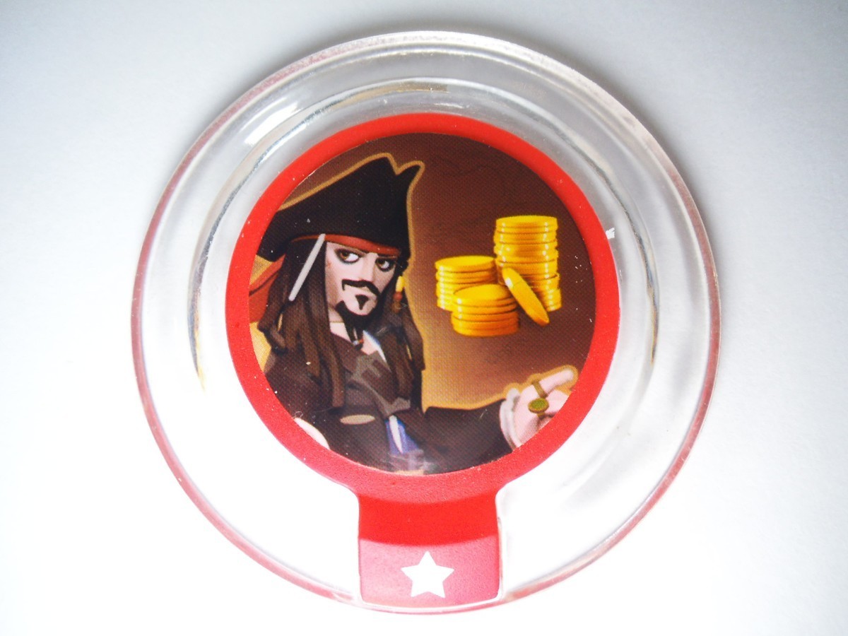 Disney Infinity Power Disc 1.0 Pirates of the Carribean Pieces of Eight Jack
