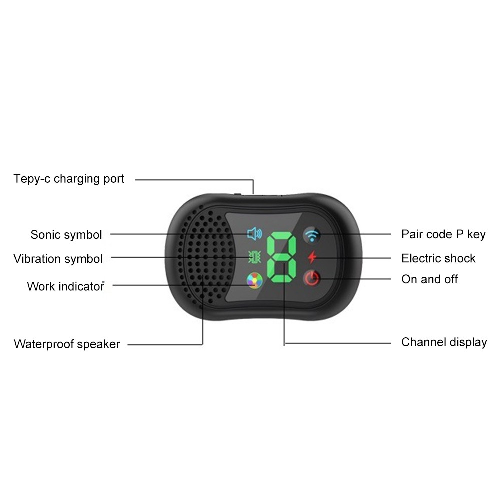 For 3 Dogs Training Collars with Remote Rechargeable Waterproof Shock E-Collars