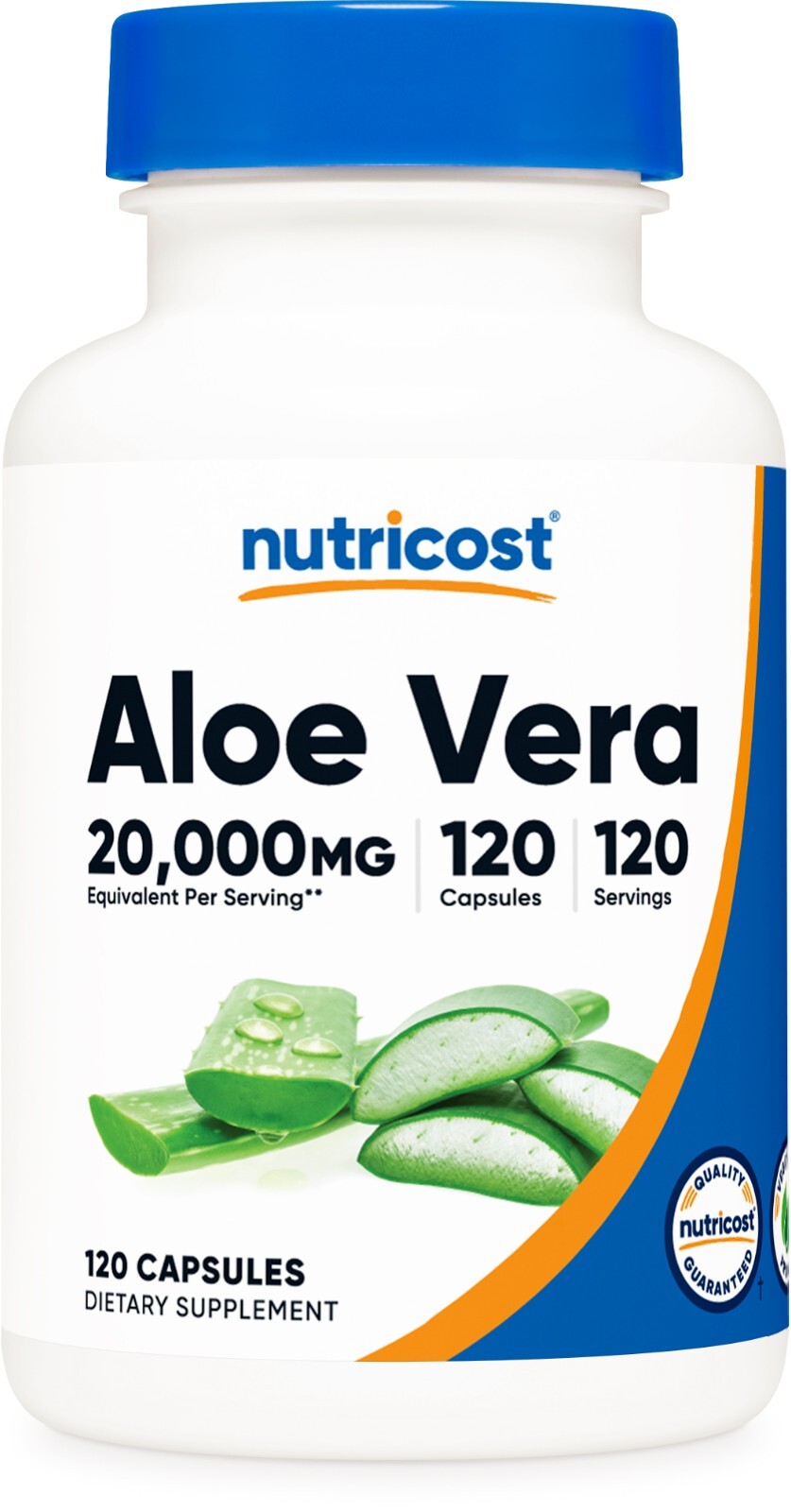 Nutricost Aloe Vera 100mg 120 Capsules - Gluten Free, Non-GMO & Vegetarian