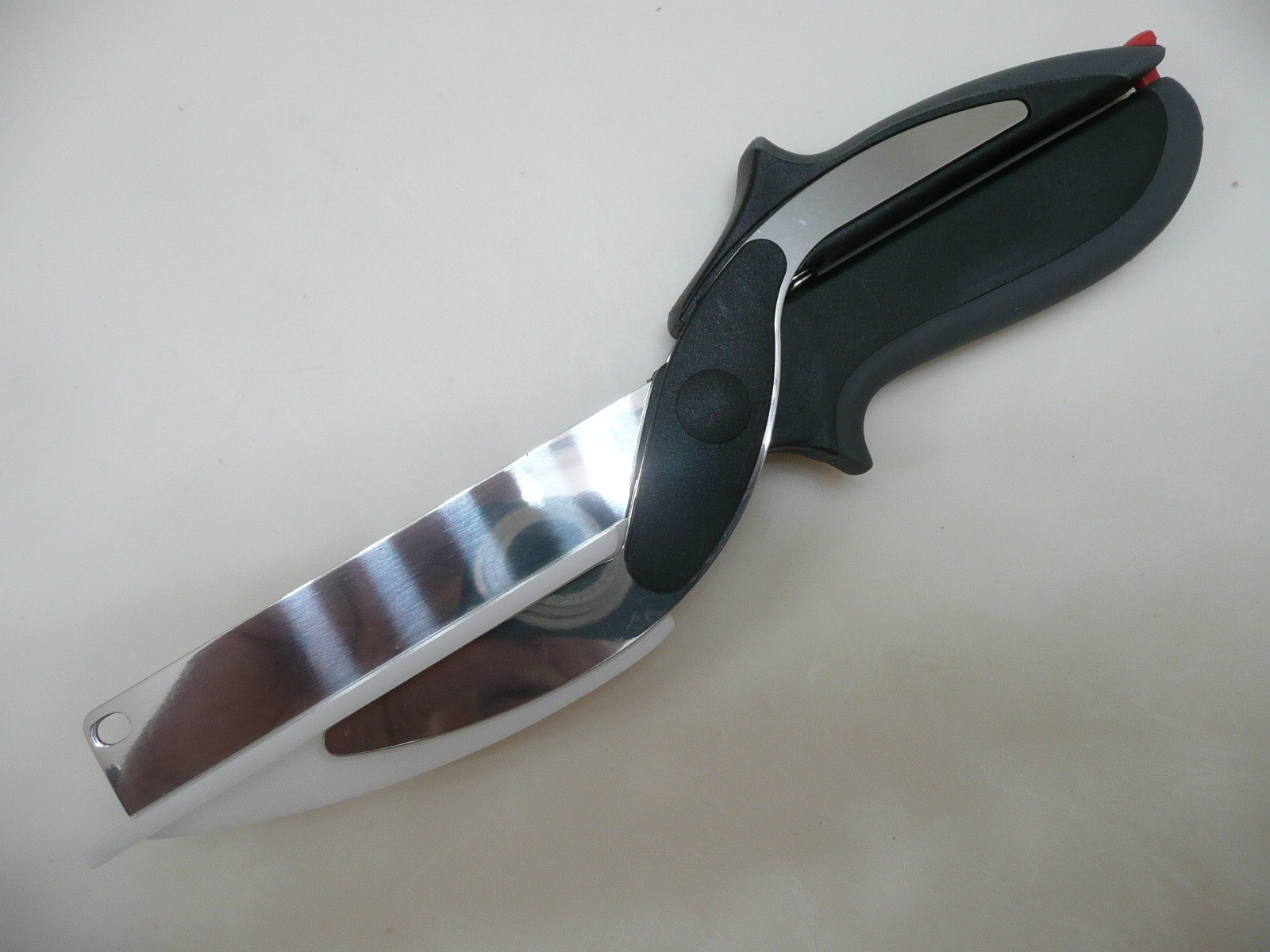 Kitchen Scissors for Food – 2 in 1 Cutting Board Scissors & Knife with Locking