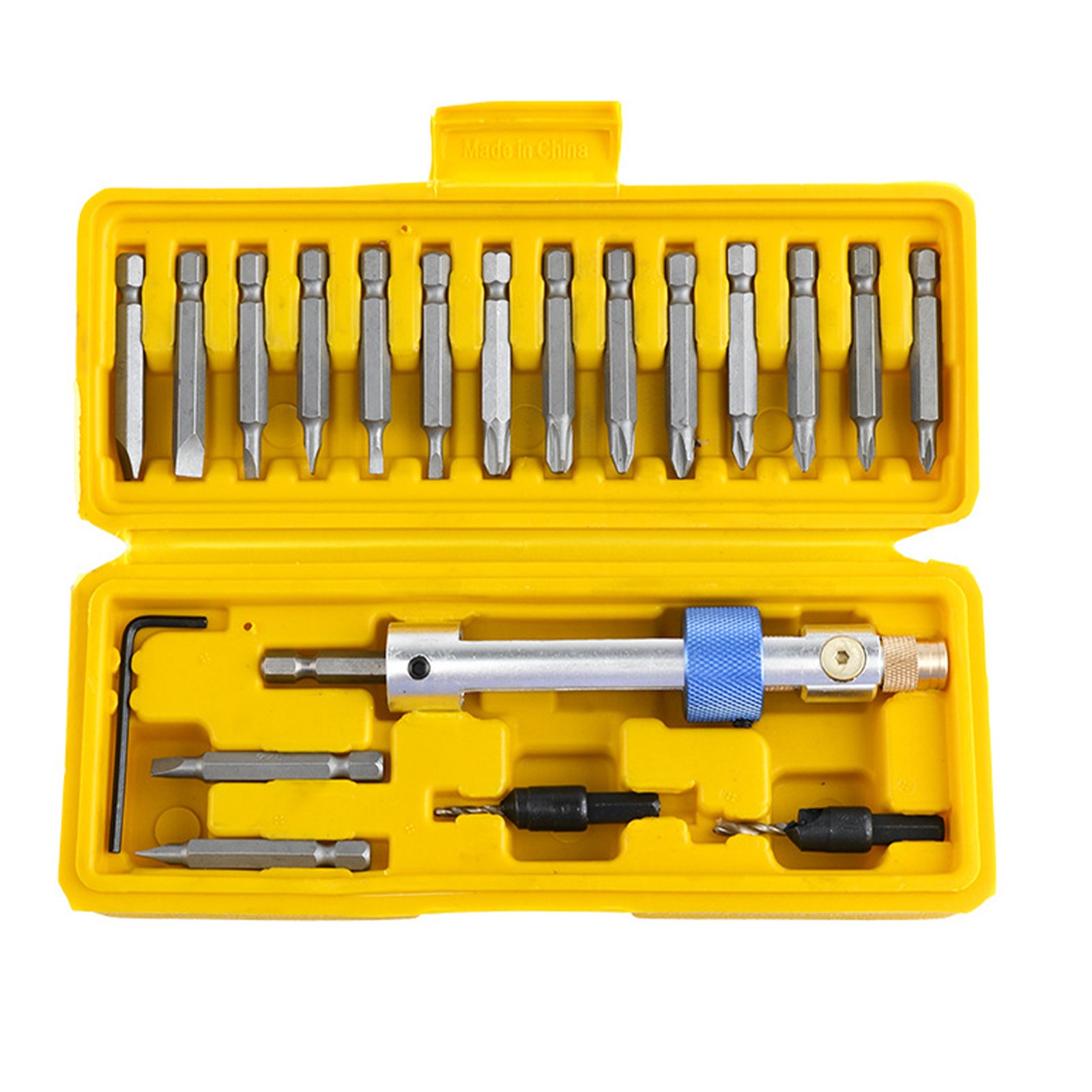 20pcs Half Time 18bits Drill Driver High Speed Screwdriver Head Tool Set w/ Box