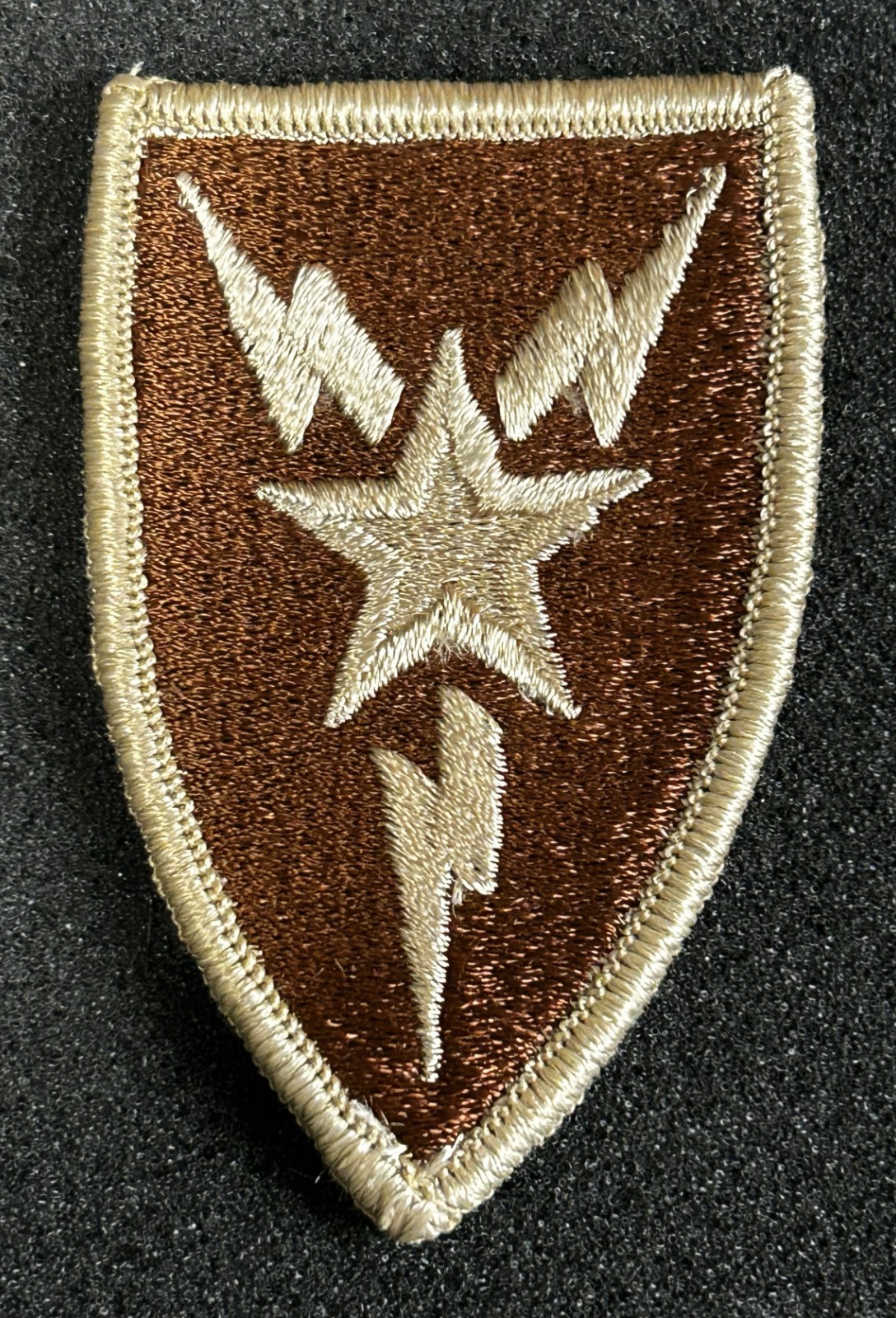US Army Shoulder Patch: 3rd Signal Brigade  (Desert, DCU)