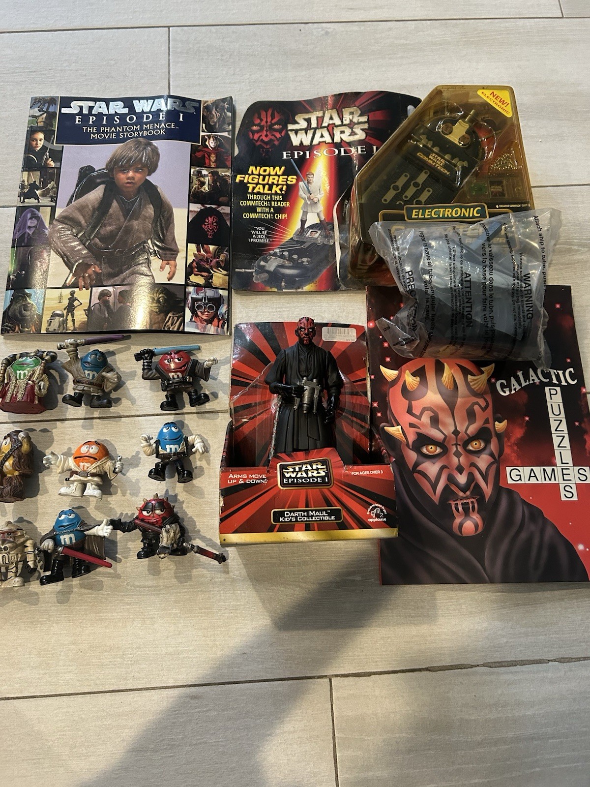 M&M's Star Wars Episode I Character Figurines Lot, Books and Tech, mcdonald toy