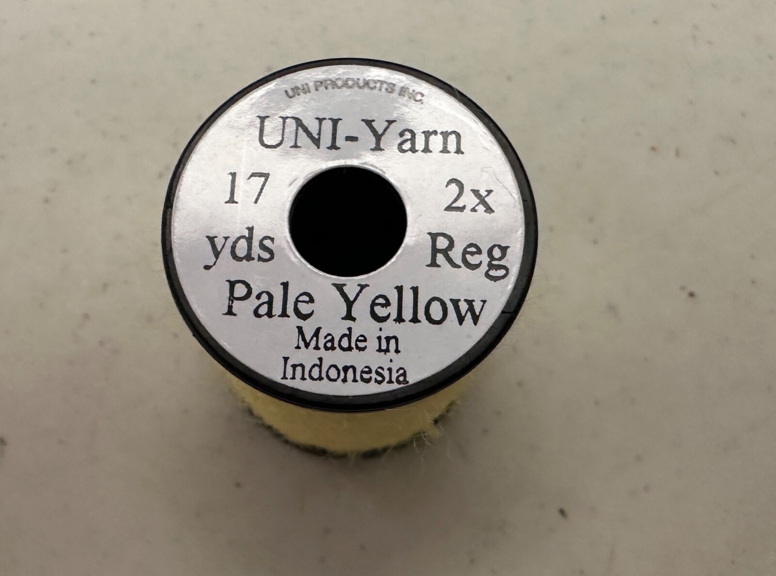 Uni Yarn 17 Yard Spool Pale Yellow