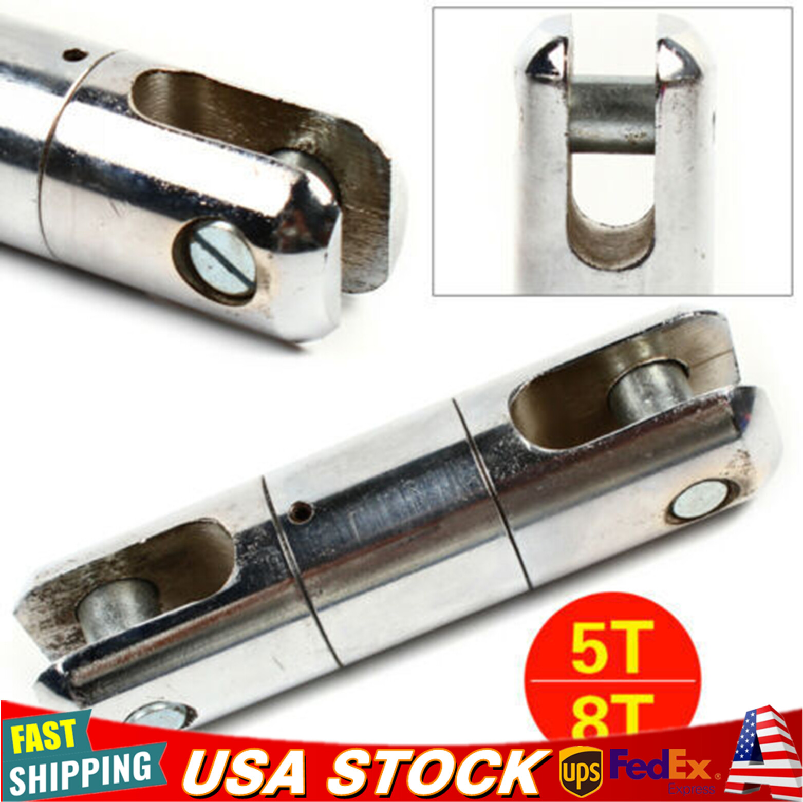 5 Ton Cable Pulling Swivel Wire Line Rope Ball Bearing Swivel Alloy Steel Puller