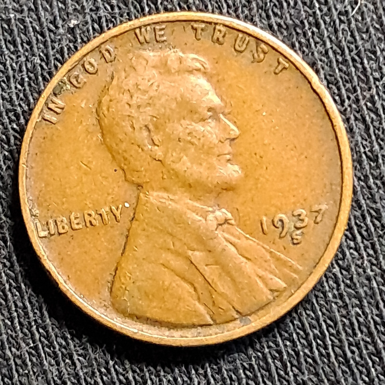 "L" on the Rim Error. An 89 Year Old 1936 S Lincoln Wheat Penny.  #330
