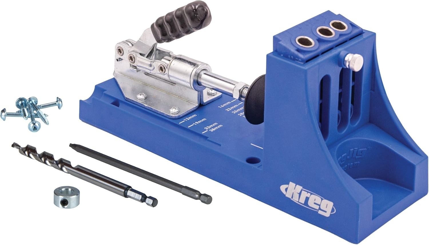 Pocket Hole Jig - Adjustable, Versatile Jig for Strong Joints - Create Perfec...