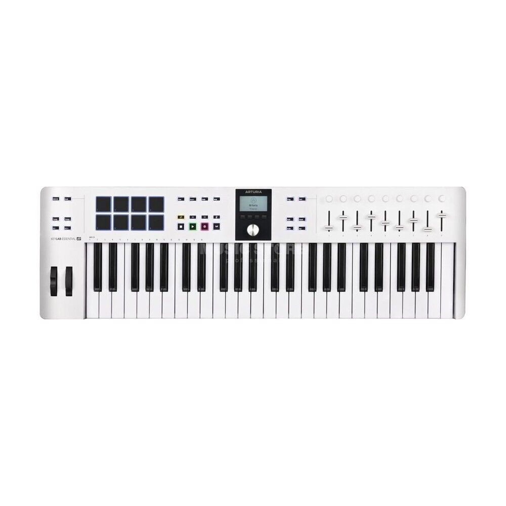 Arturia KeyLab Essential mk3 49-Key Keyboard MIDI Controller - White
