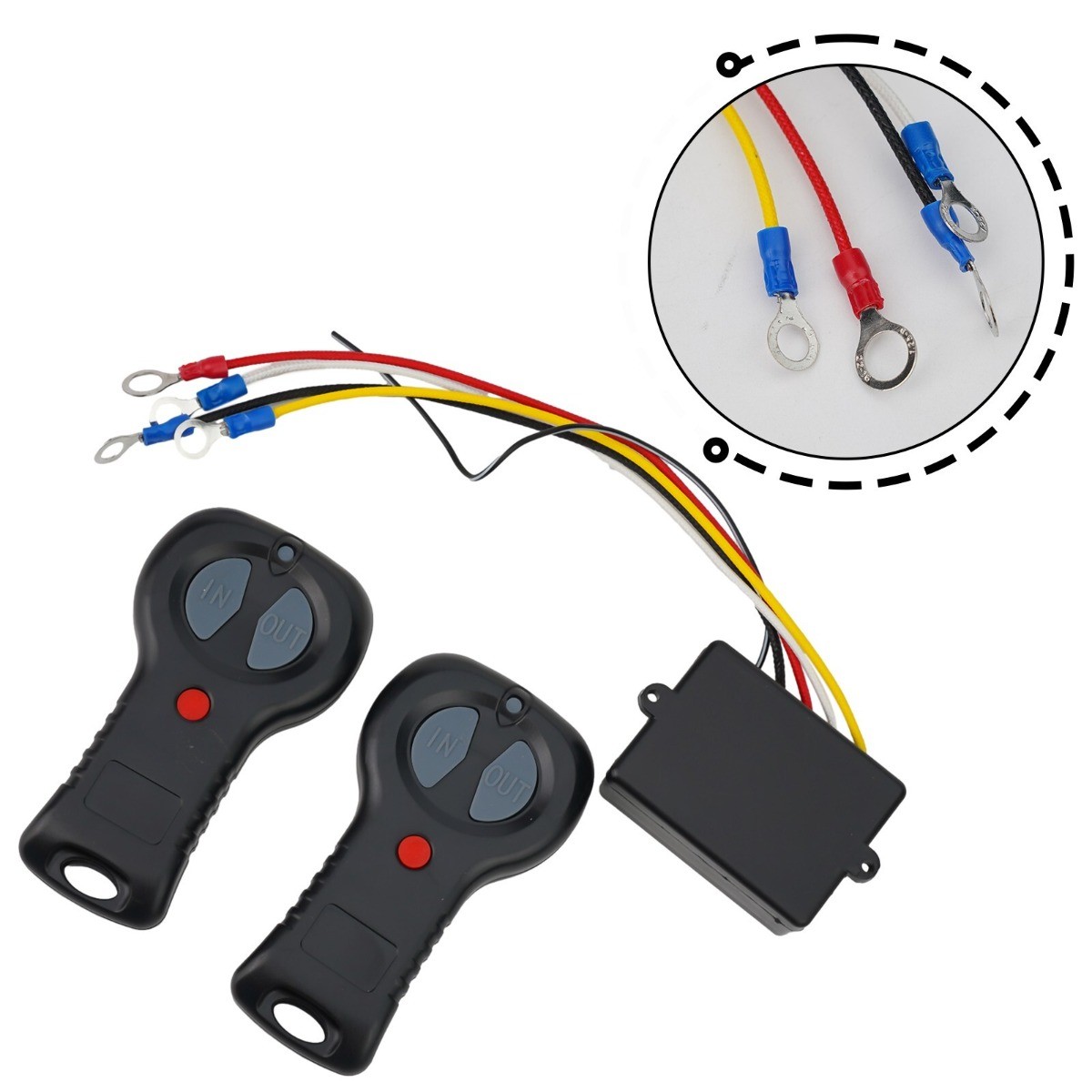 For ATV SUV 1SETS 12V Wireless Electric Digital Winch Remote Control Kit