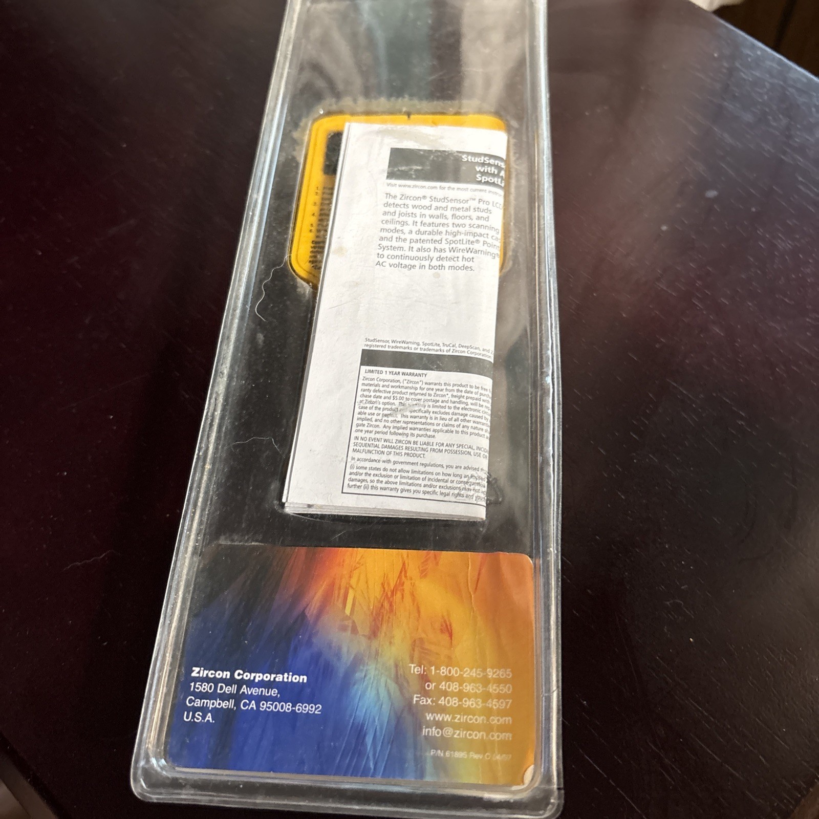 ZIRCON StudSensor Pro SL-AC Deep Scanning Stud Finder With Wire Warning