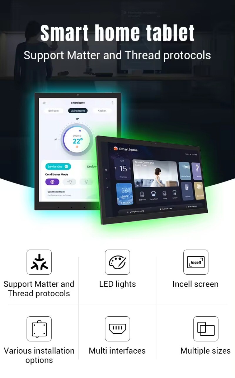 15.6 Inch Wall Mounting Android Display Automation Device Control Tablet Panel