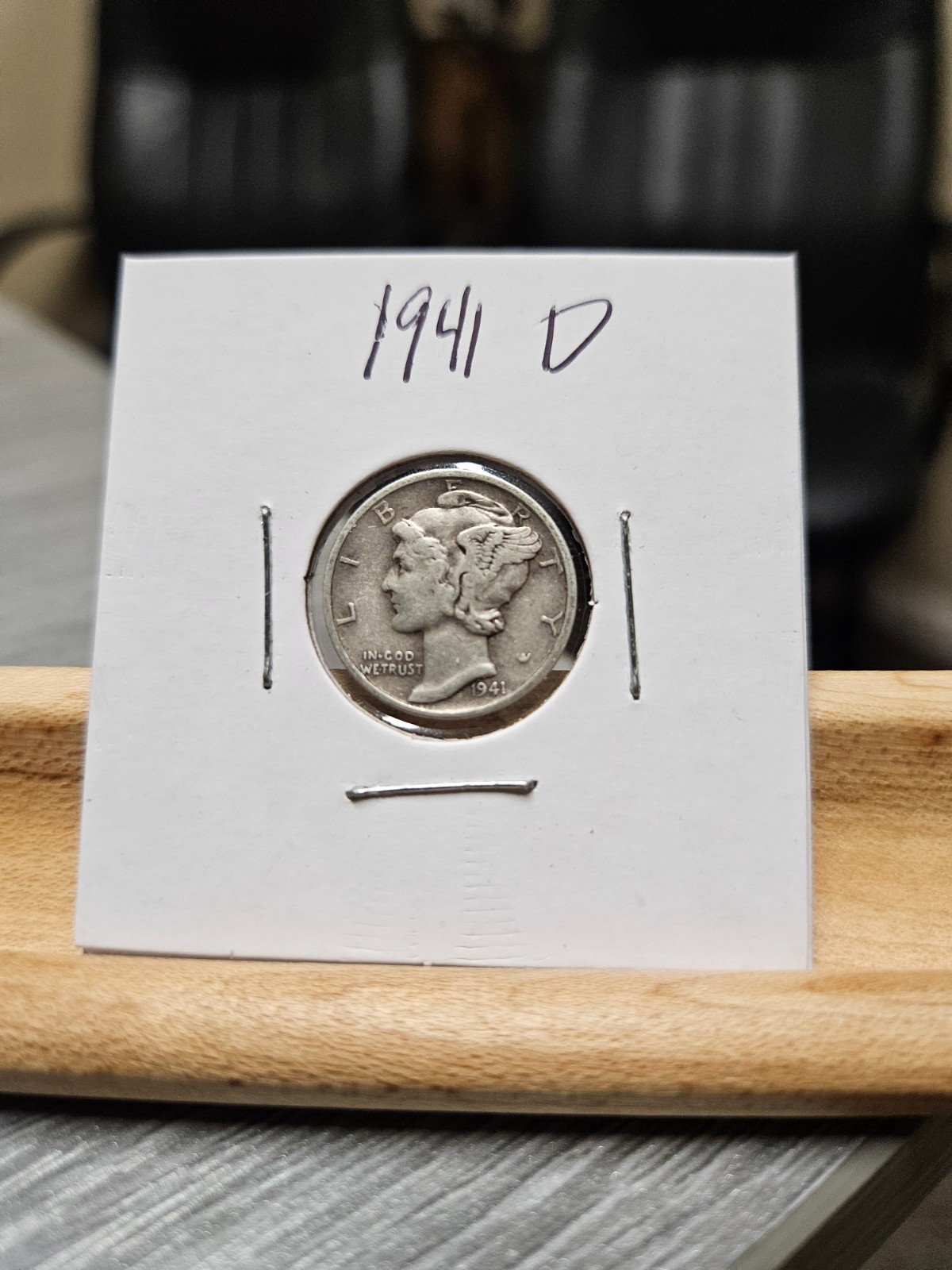 1941 D Mercury Silver Dime 90% Silver 10c Average Circulated FREE SHIPPING!