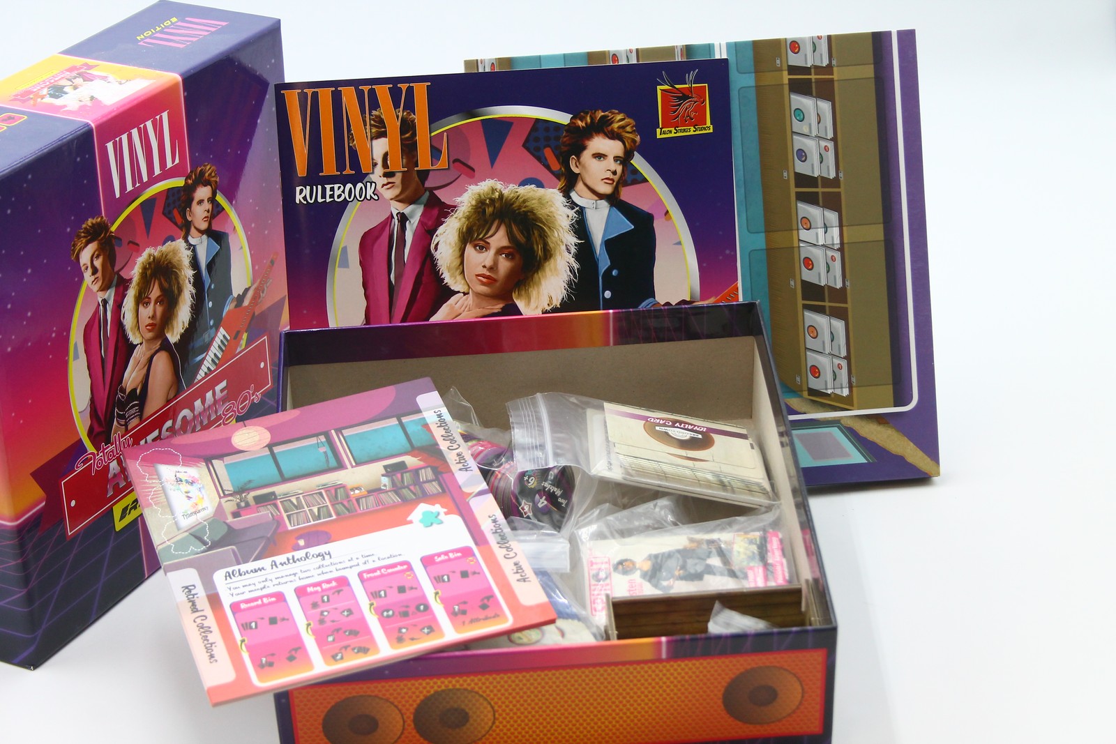Used Board Game: Vinyl - Totally Awesome 80s