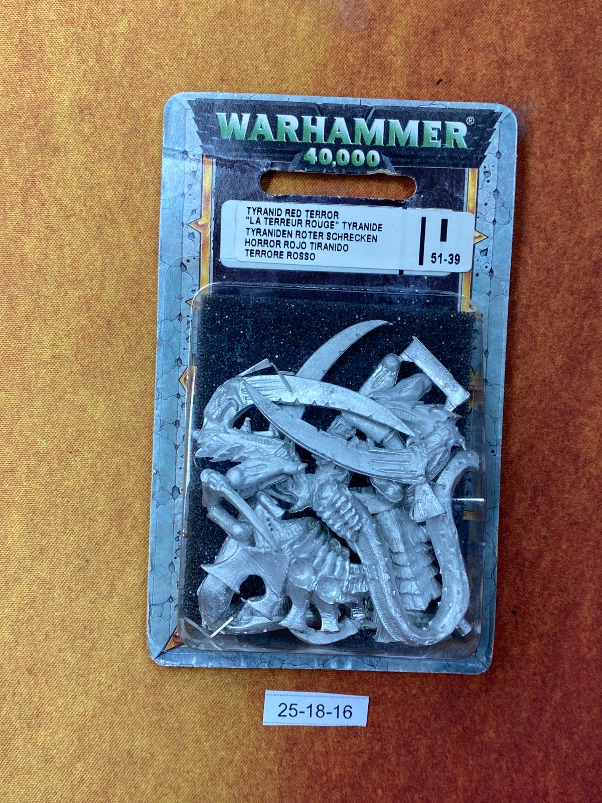 Warhammer 40k - Tyranids - Red Terror - New in Blister Pack Metal OOP