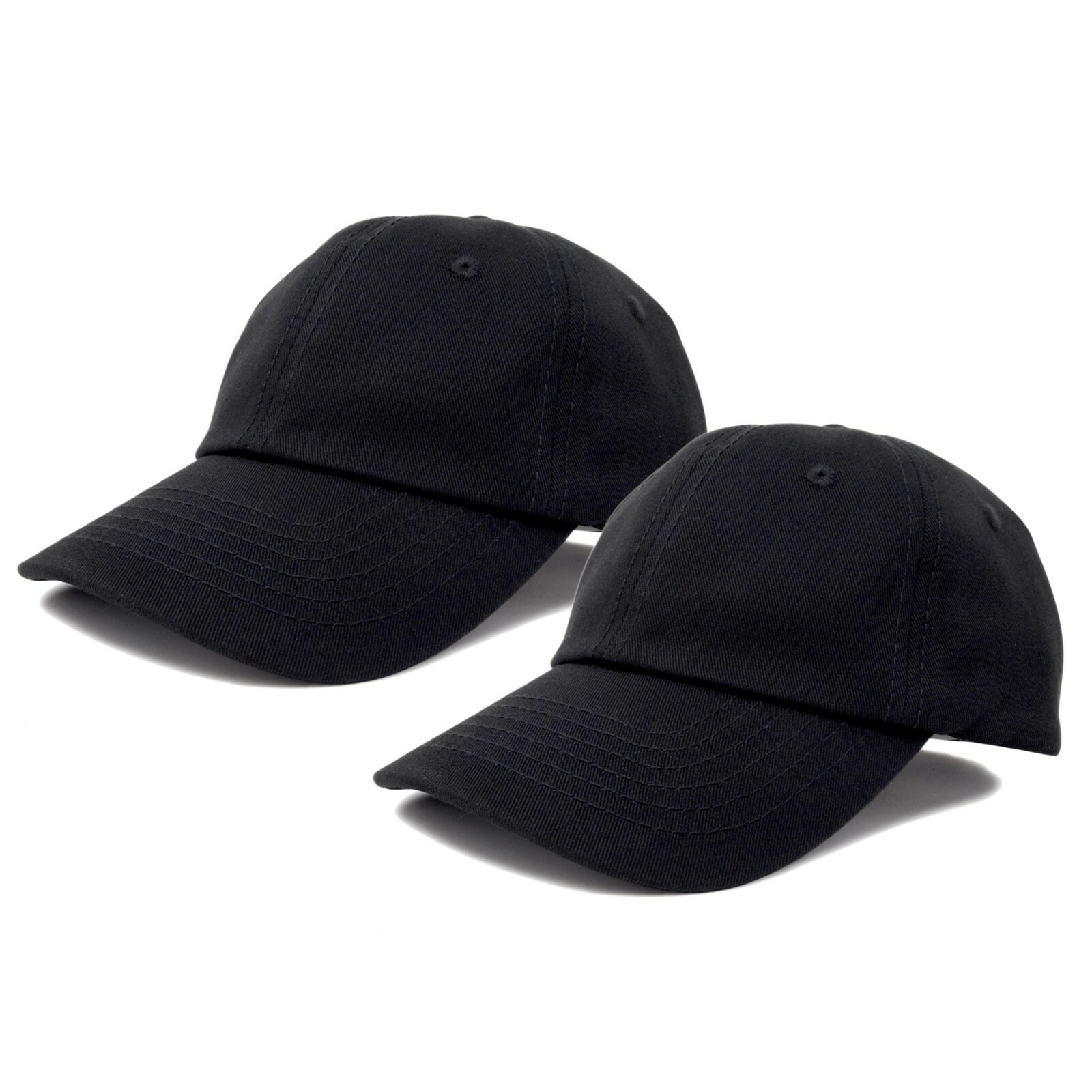 DALIX Youth Girls Boys Dad Hats Baseball Caps 2 for 1 Deal