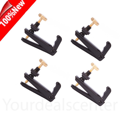 100% Genuine Wittner Violin Fine Tuners 4/4-3/4  Black/Gold  x4 2026 Special