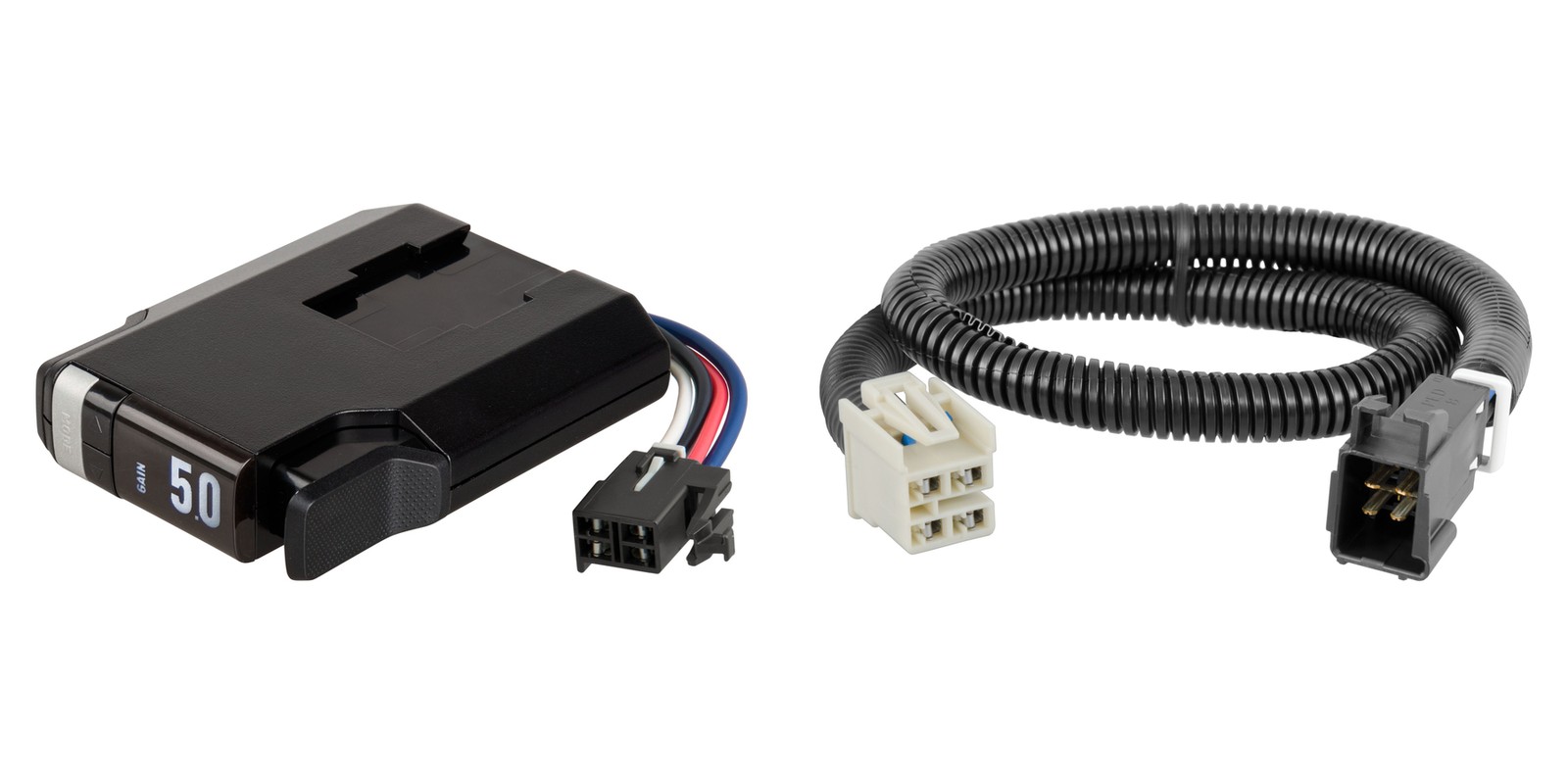 CURT Triflex Next Trailer Brake Controller w/ Custom Wiring Harness 51146 51451