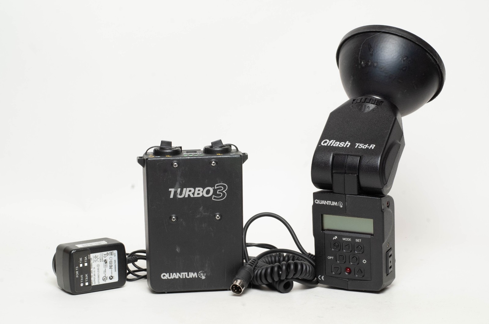 Tested Minty Quantum Qflash T5D-R T5dR TTL Flash Turbo 3 battery for Canon Nikon