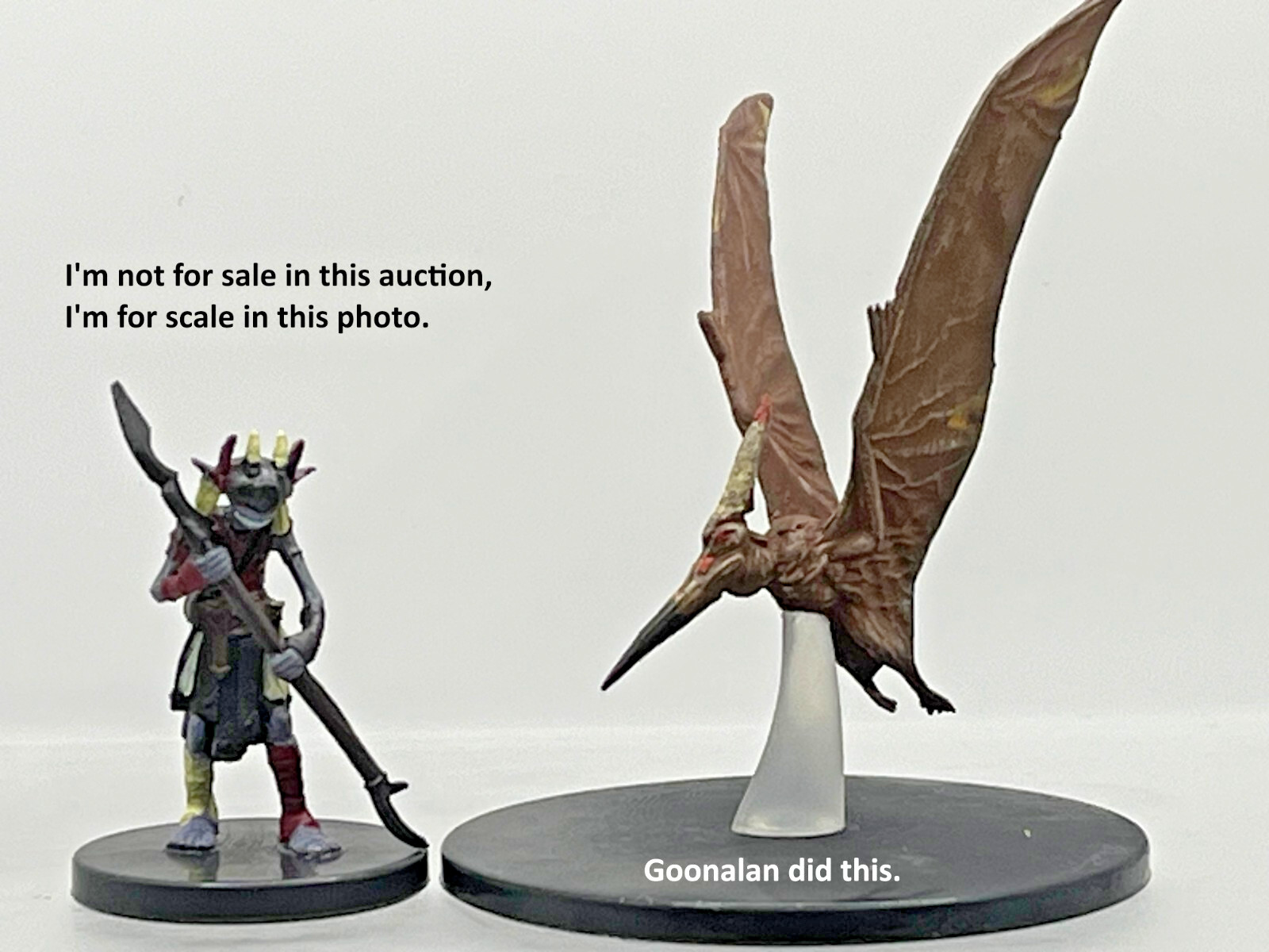 D&D Pathfinder Mini Legendary Adventures 25 Pteranodon UC LARGE