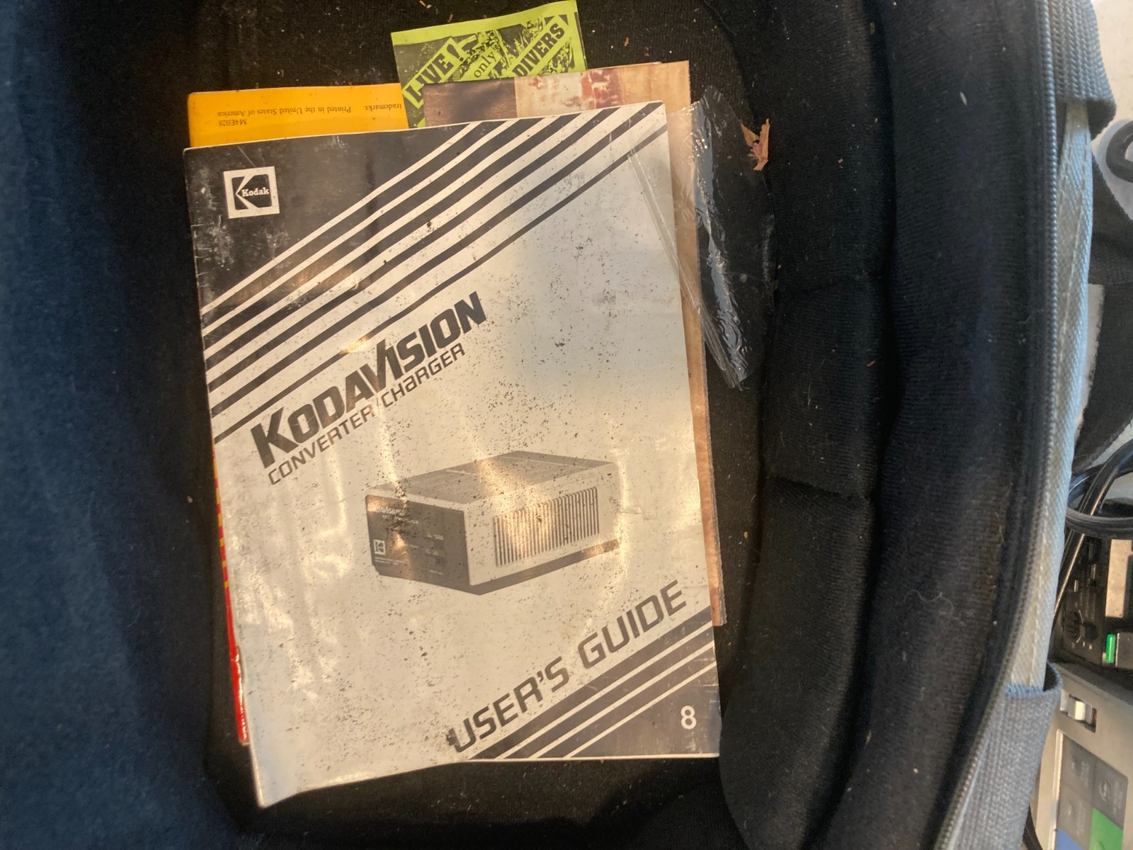 Kodavision Vintage Camcorder 2400- 2000 Series Bundle Case - Untested