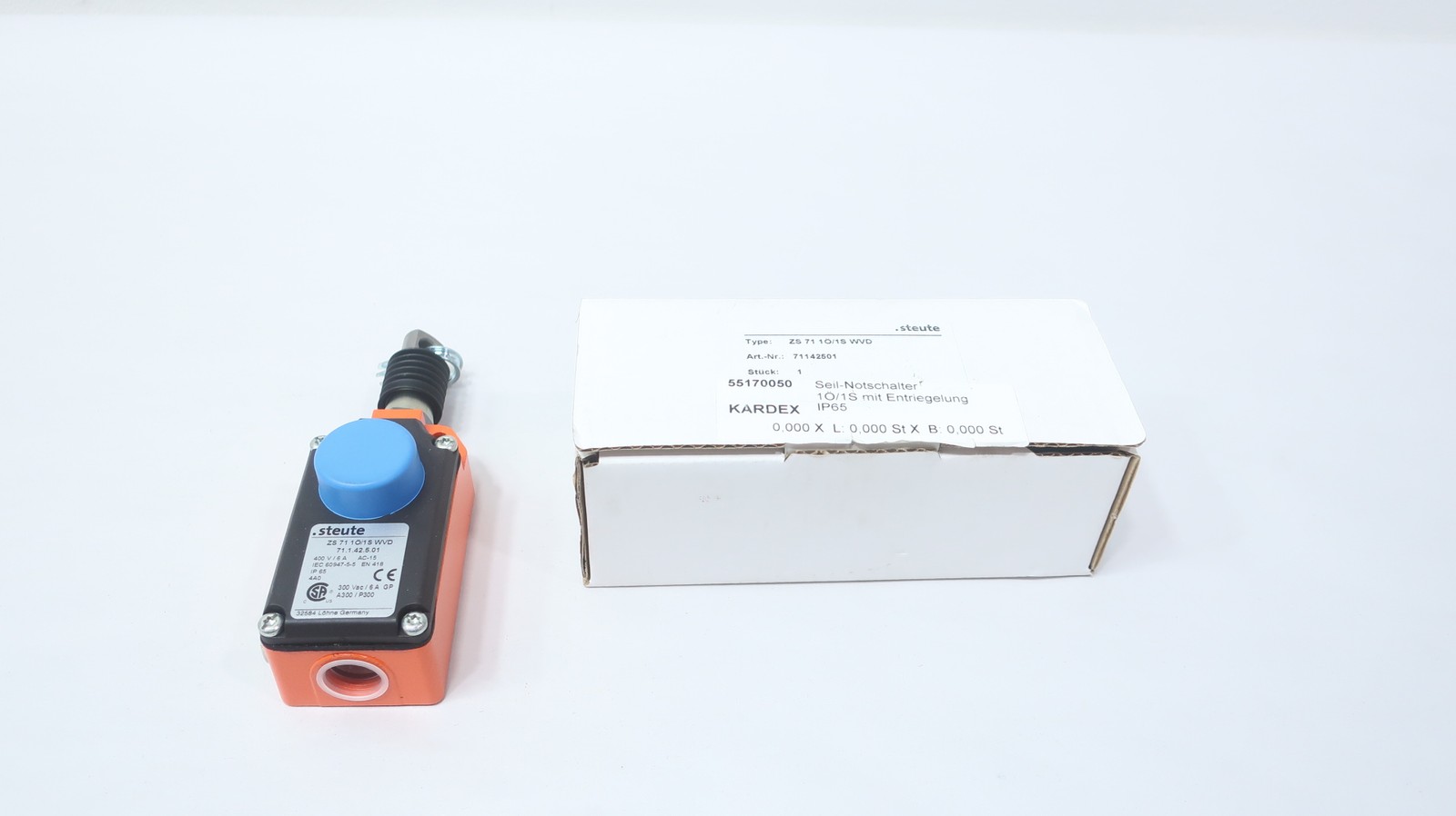 Steute ZS 71 10/1S WVD Emergency Pull-wire Switch 300v-ac