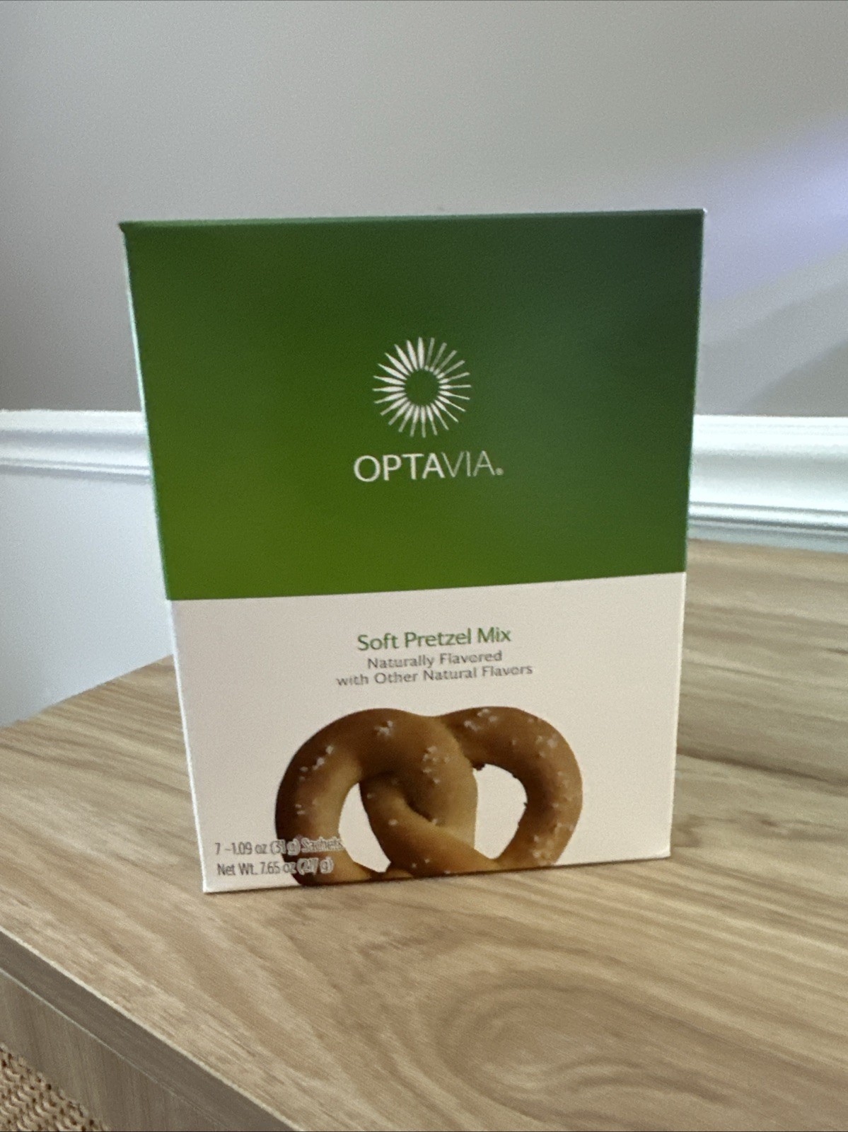 Optavia Soft Pretzel Mix 7 Packets Best By 8/20/2026