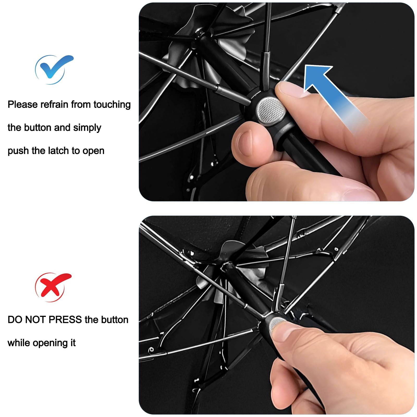 Small Mini Umbrella with Case by GAOYAINIG Light Compact Design Perfect for T...