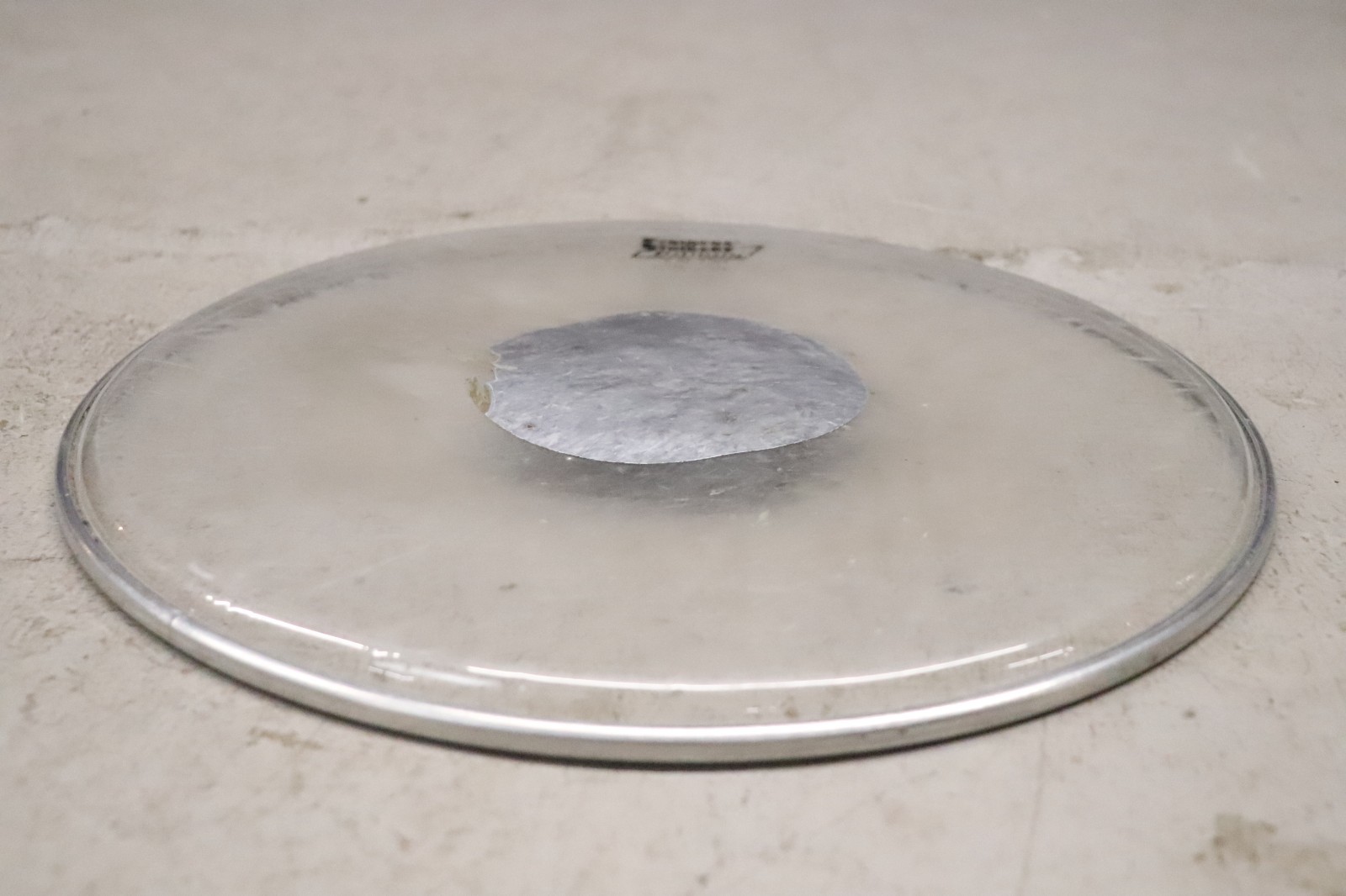 Ludwig 14" Striders Clear Silver Dot Drum Head Vintage #2