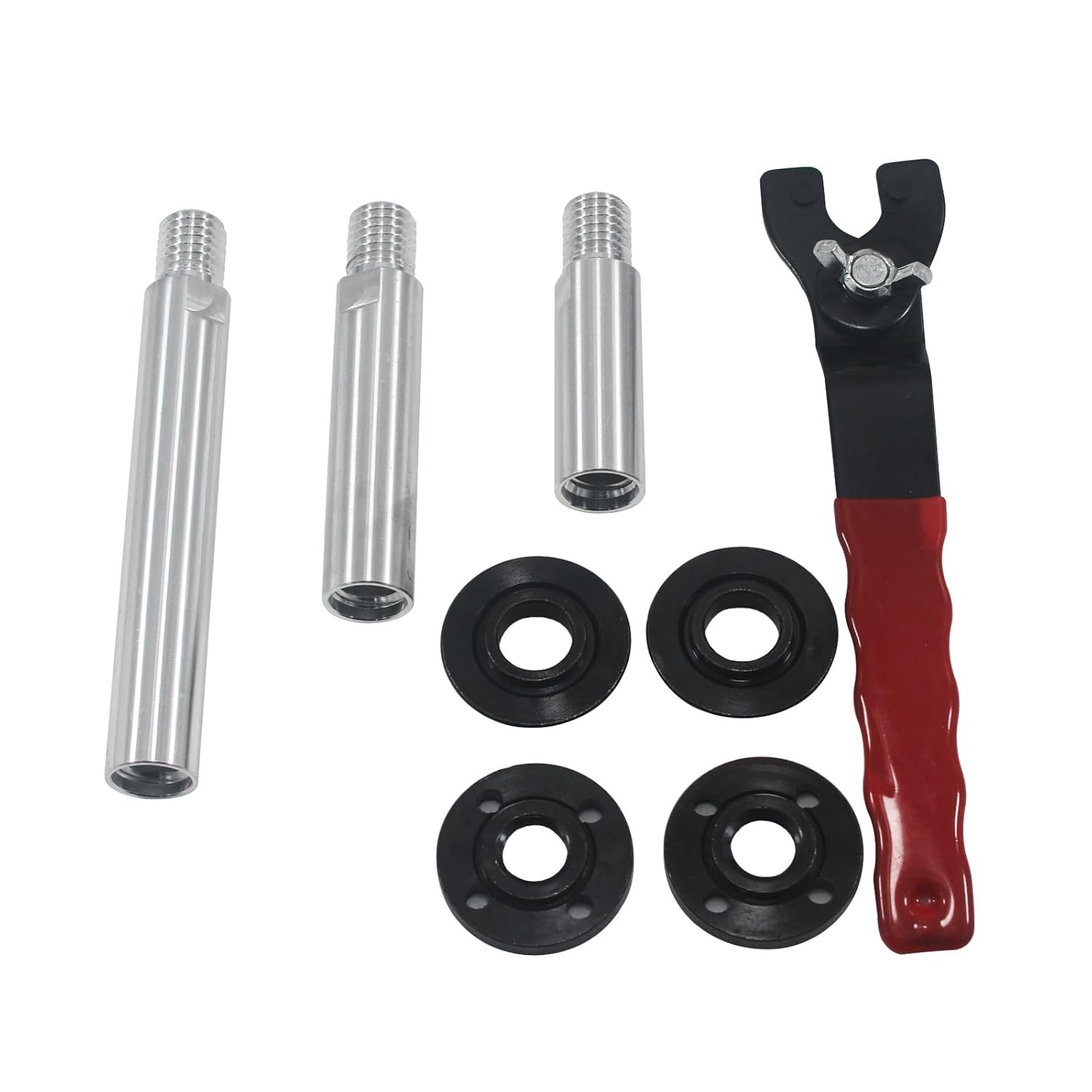 5/8"-11 Angle Grinder Extension Shaft Rotary Connecting Rod with Adjustable Angl