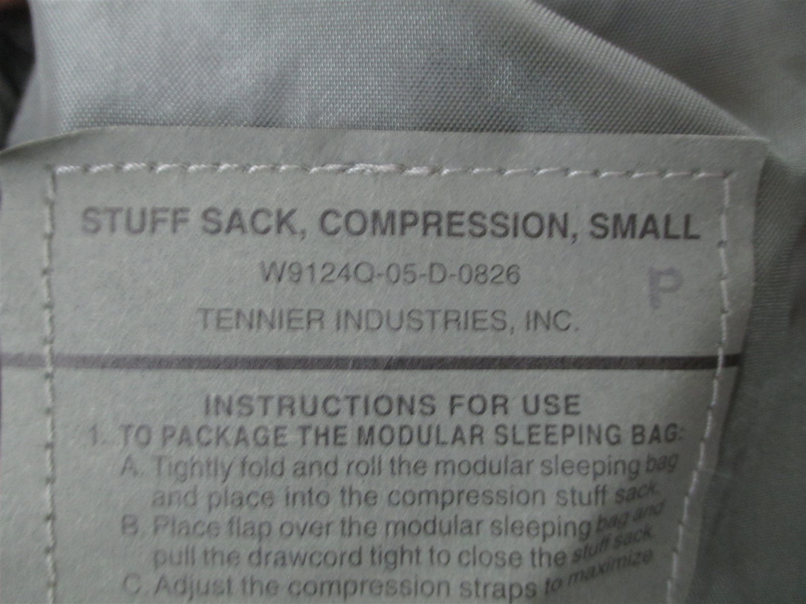 Small Stuff Sack Compression Modular Sleep System OD Green Foliage