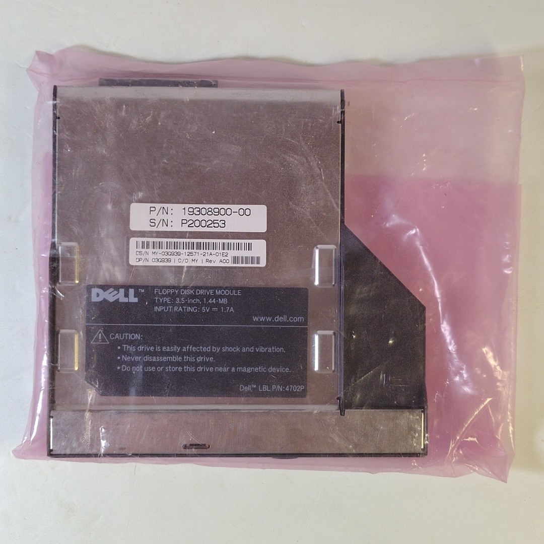 DELL Computer Floppy Disk Drive Module (P/N: 4702P A01) 3.5 inch 1.44 MB