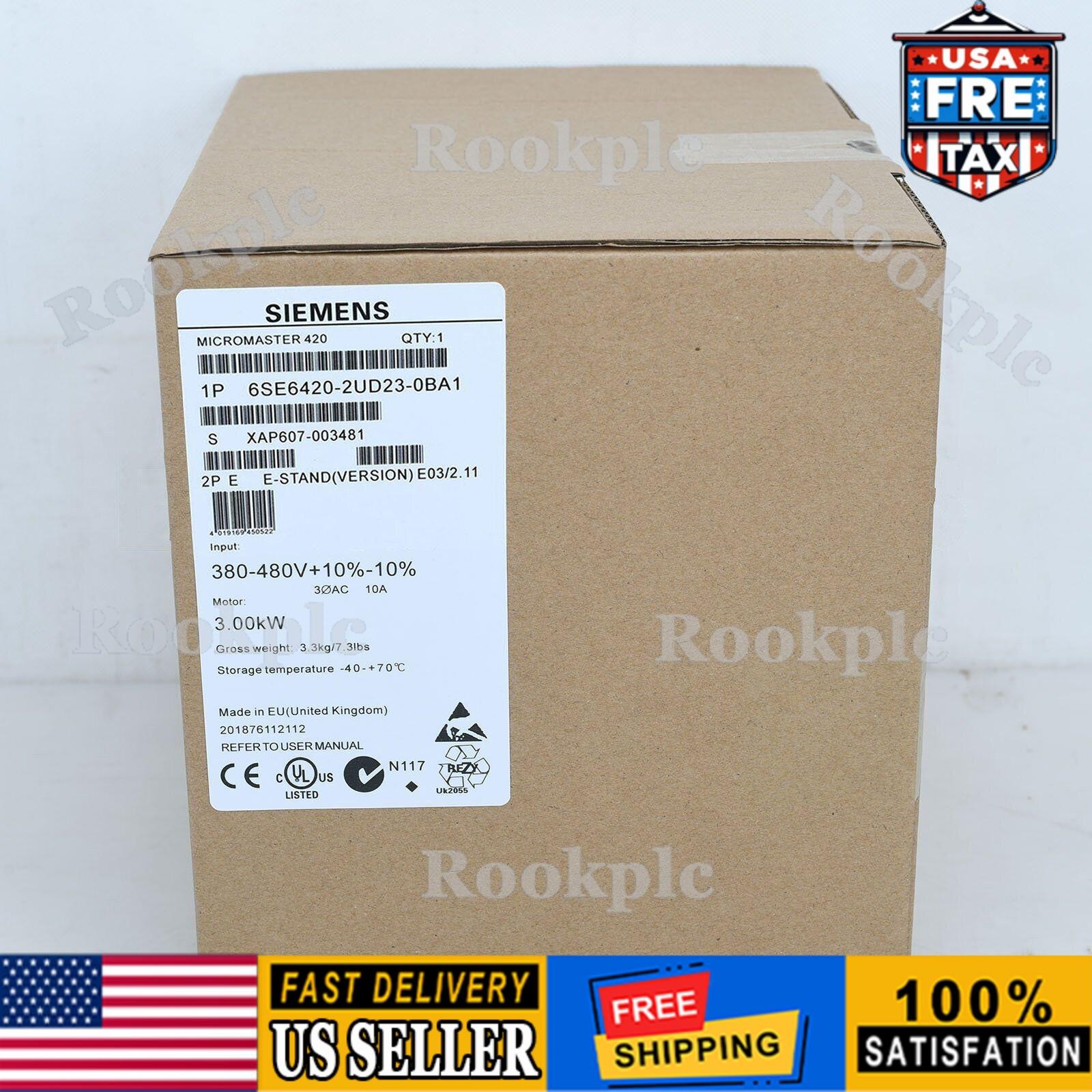 New In Box 1PC Inverter 6SE6420-2UD23-0BA1 MM420 380V 3KW
