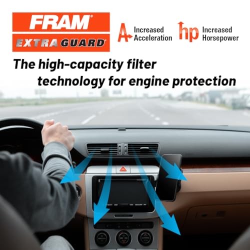 Extra Guard CA11010 Replacement Engine Air Filter for Select 2010 One Size