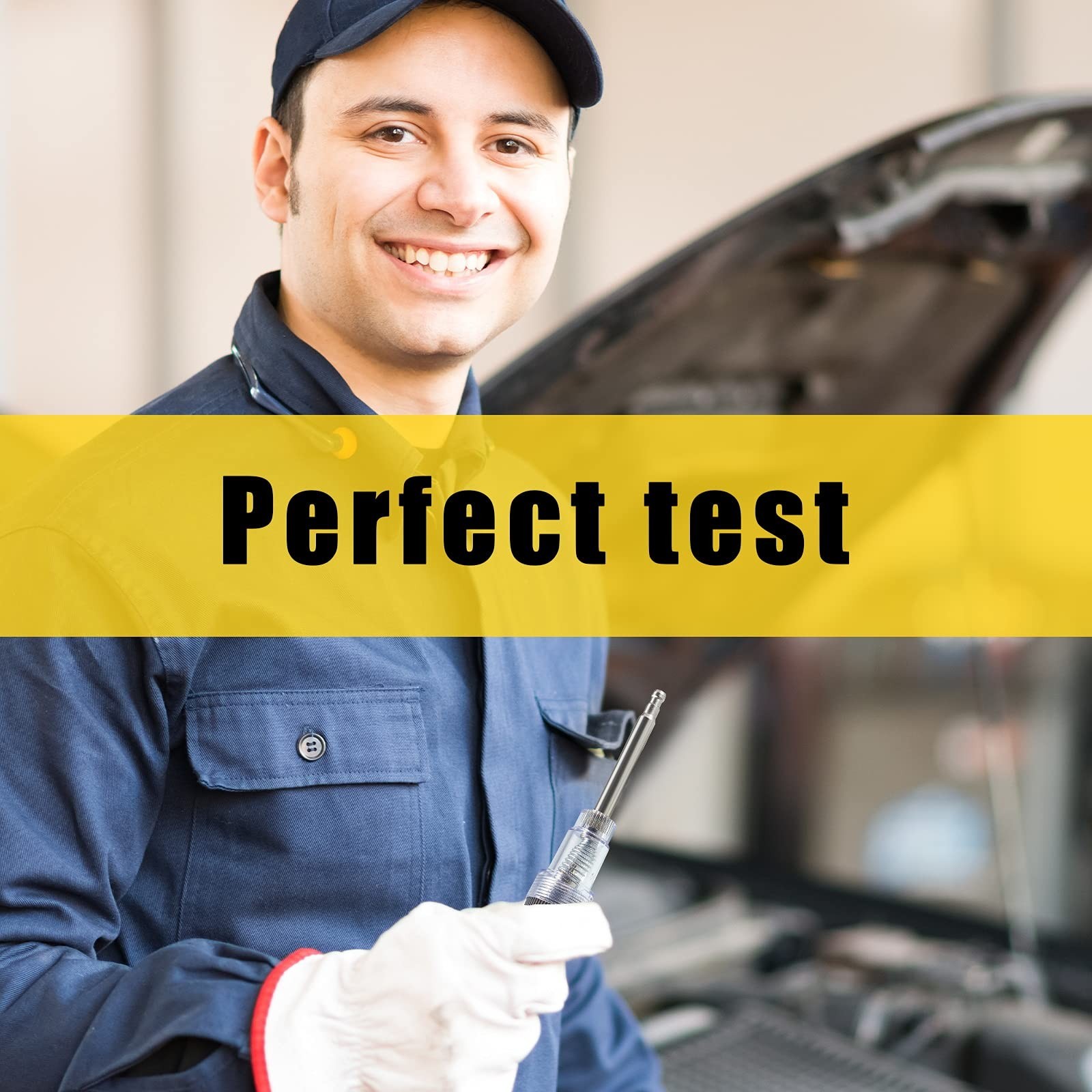 Inline Spark Plug Tester - Engine Ignition Diagnostic Tool for Cars & Lawnmowers