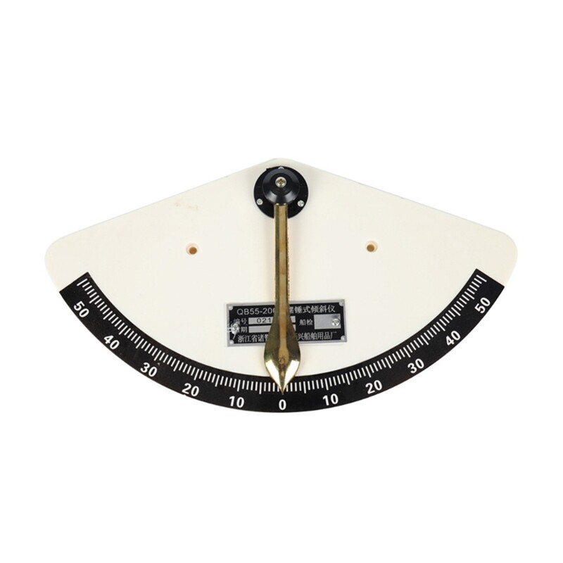 Ship Inclinometer with 55-Degree Pendulum Accurate Tilt Measurement for Marine