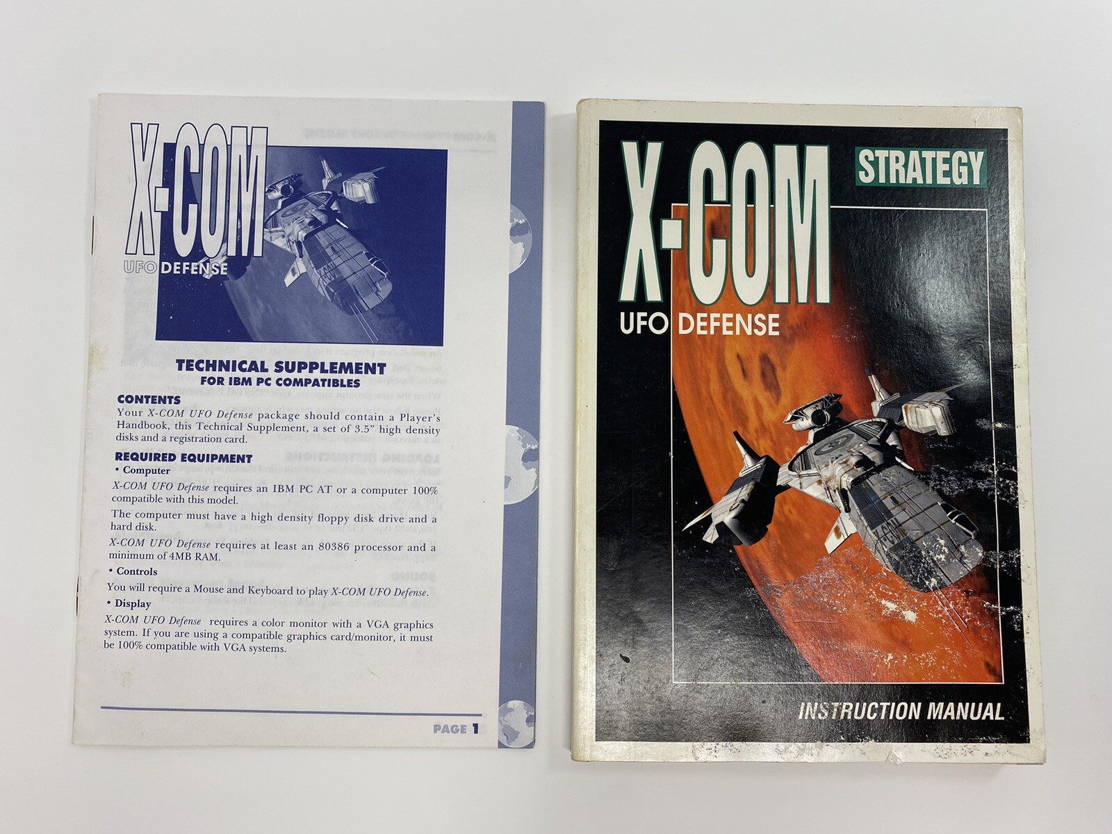 C-COM Strategy UFO Defensegame manual only