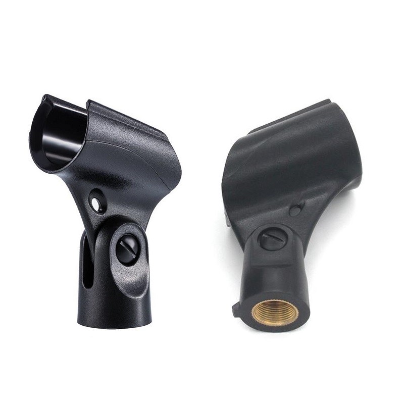 2 A25D Microphone Clip Break Resistant Stand Adapter for Handheld Wired Mics