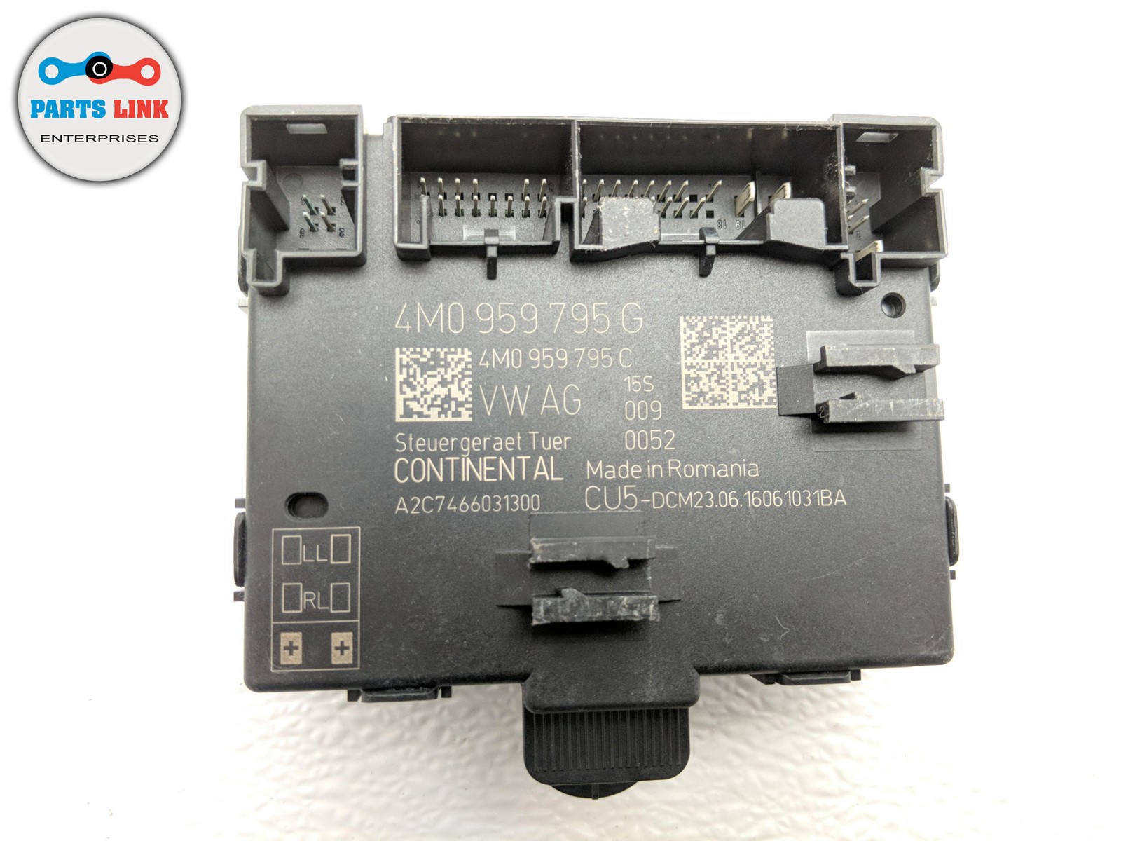 2017-2019 AUDI Q7 4M REAR LEFT DRIVER SIDE DOOR CONTROL MODULE UNIT BRAIN OEM