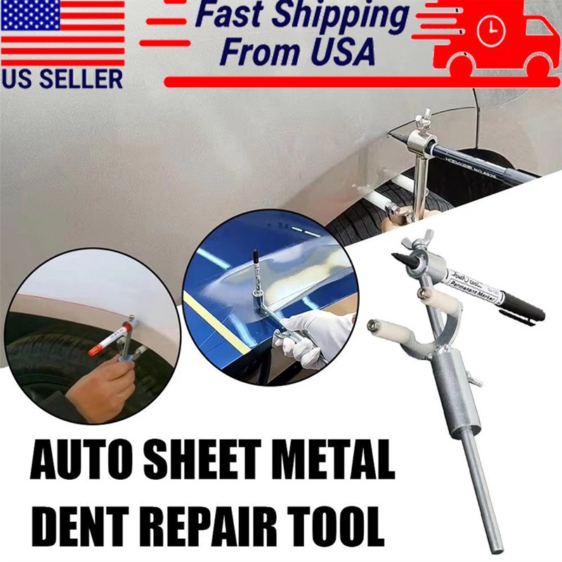 Automotive Dent Repair Wheel Arch Car Body Line Marking Tool Adjustable Range US