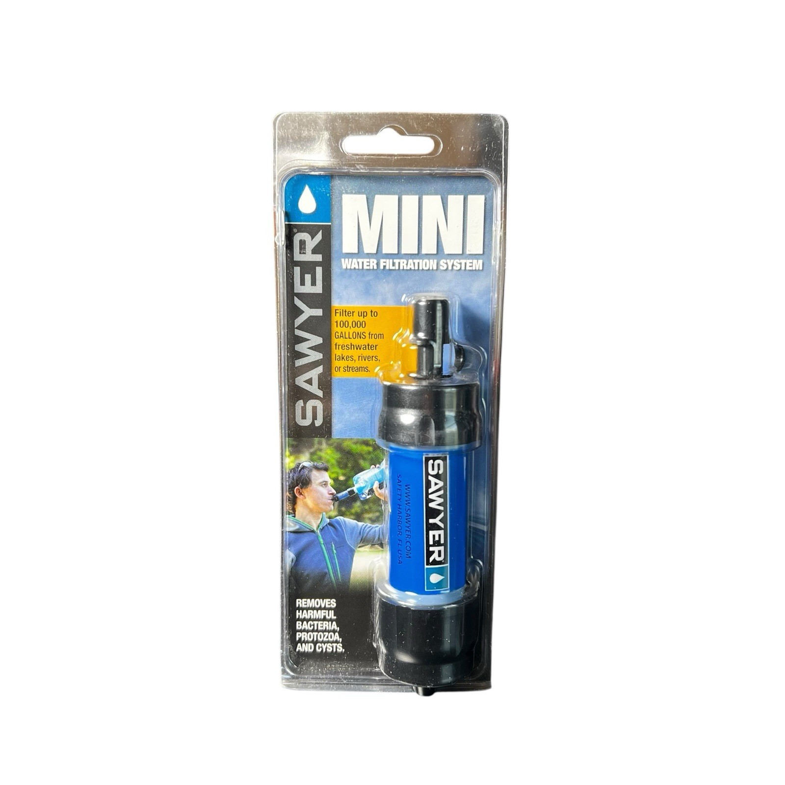 Sawyer MINI Water Filtration System - Filters Up To 100,000 Gallons - NEW !!