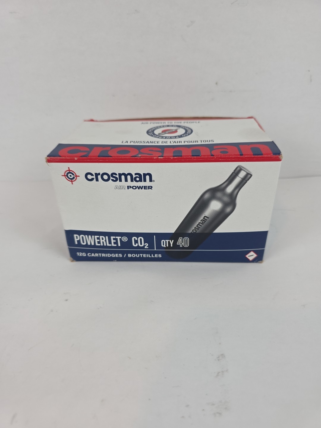 Crosman 12-Gram CO2 Powerlet Cartridges for Use with Air Rifles and Air Pistols