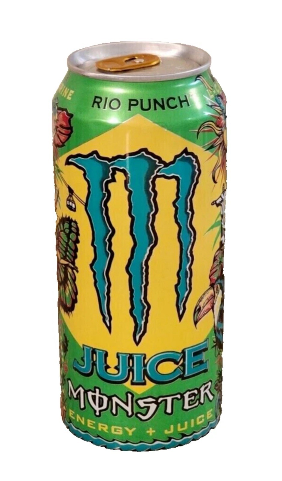 MONSTER ENERGY JUICE 🧃 RIO PUNCH  1 FULL 16 FL OZ 473mL
