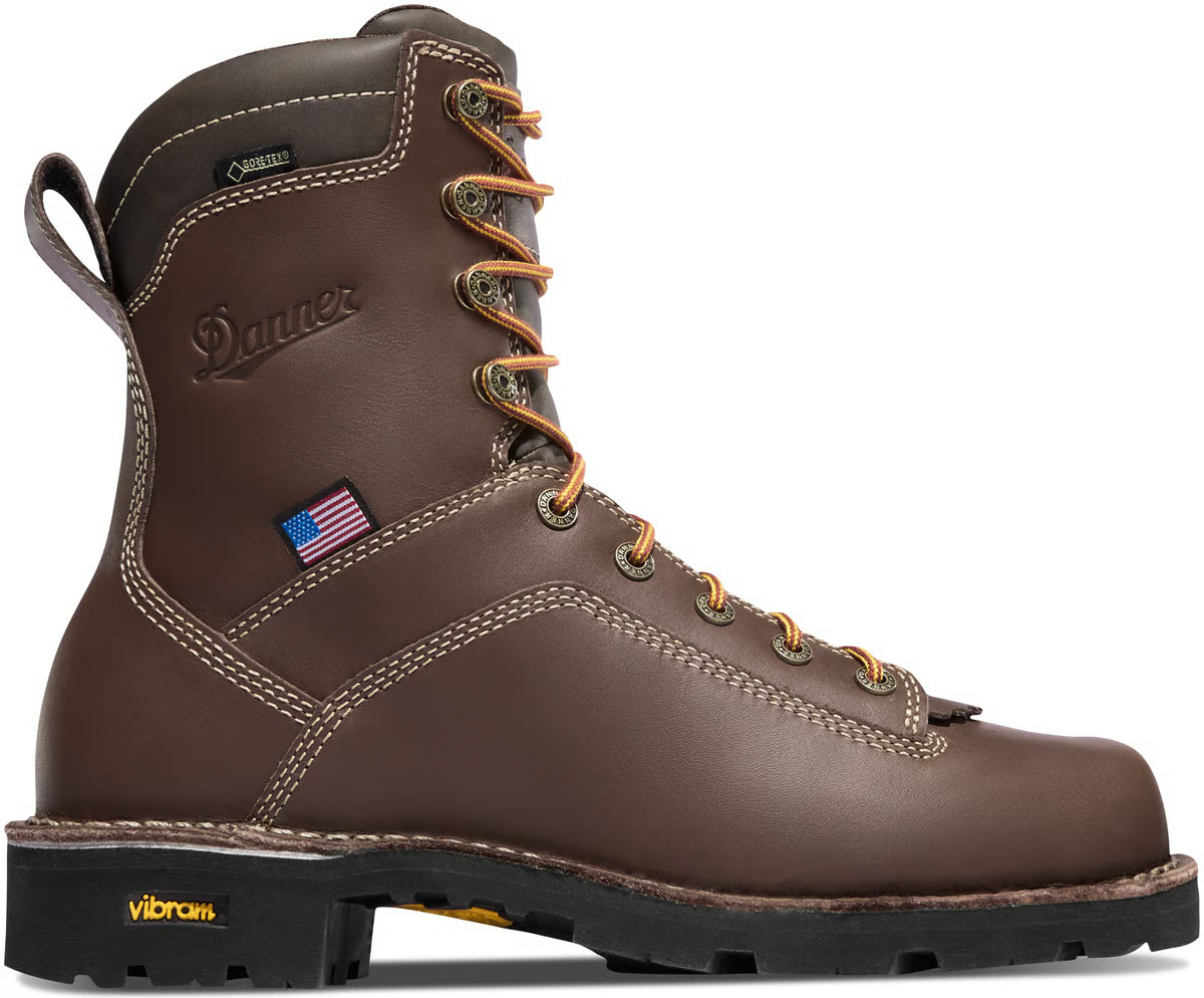 Danner Quarry USA Men's Brown Alloy Toe 17307🔥SALE DEAL