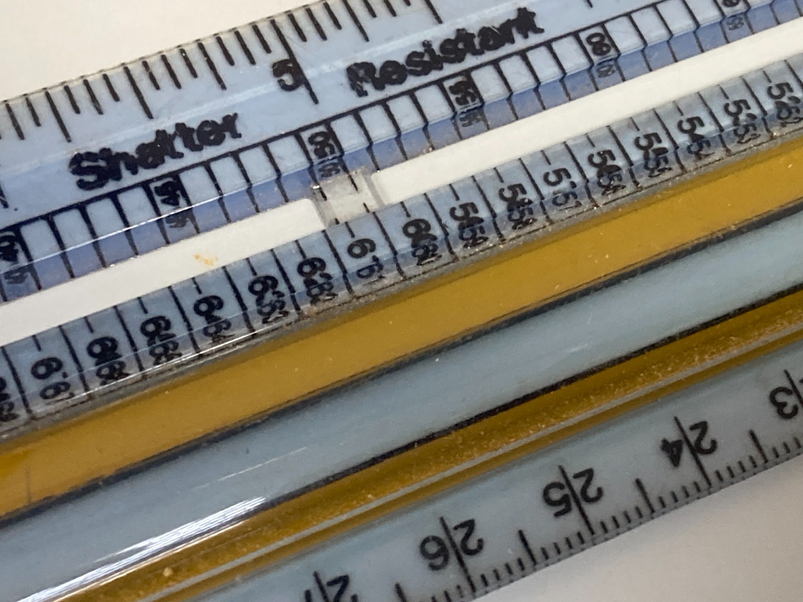 Helix Computer Layout Ruler Vintage 1980s Magnifying Old School Greenbar Paper